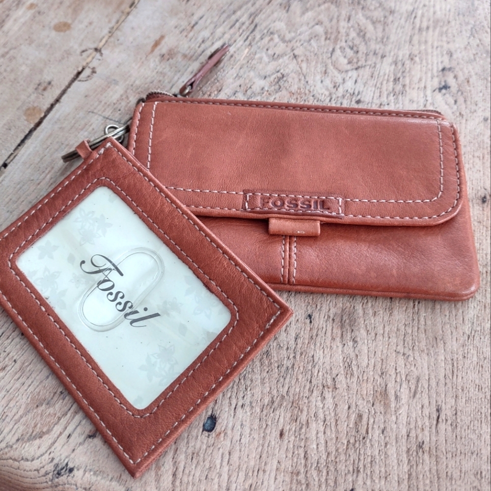 Leather Fossil Wallet